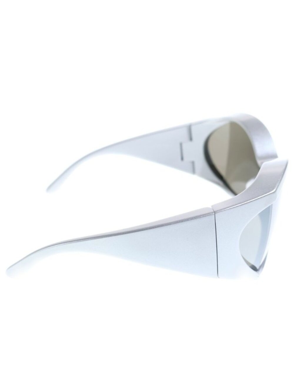 Balenciaga Void Butterfly Frame Side Logo Silver Eyewear - Picture 3 of 6